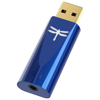 超歓迎 レッド 保証書+付属品全部付 オーディオクエスト DRAGONFLY - アンプ