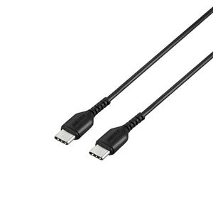BUFFALO USB2．0ケーブル(Type-C to Type-C) 1．0m ブラック BSMPCCC110BK-イメージ1