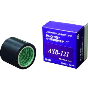 中興化成工業 チューコーフロー/帯電防止ふっ素樹脂粘着テープ 0.08-50×10 ブラック50100.08 FC097HM-1390842-イメージ1