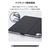 エレコム 13インチiPad Pro(M4)用 フラップケース 角度調整 ドローイング 8アングル ブラック TB-A25PLWVDBK-イメージ5