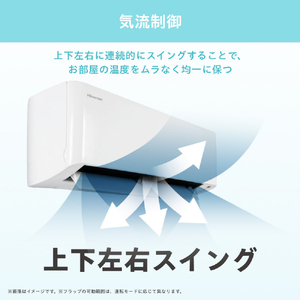 ハイセンス 「工事代金別」 10畳向け 冷暖房エアコン e angle select Sシリーズ Ｓシリーズ HA-S28HE5-WS-イメージ11
