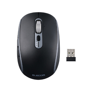 エレコム Precisionist USB無線/Bluetoothマウス[チルト付8ボタンMサイズ] ブラック M-PN10MBMSBK-イメージ2