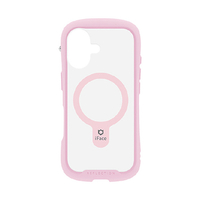 Hamee iPhone17用 MAGSYNQ強化ガラスクリアケース IFACE REFLECTION サクラピンク 41-183193