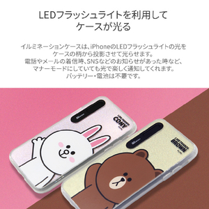 LINE FRIENDS iPhone XR用ケース LIGHT UP CASE ベーシック サリー KCL-LBA008-イメージ8