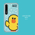 LINE FRIENDS iPhone XR用ケース LIGHT UP CASE ベーシック サリー KCL-LBA008-イメージ3