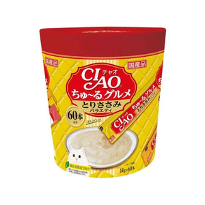 いなば CIAO ちゅーるグルメ とりささみバラエティ 14g×60P FCF651N-イメージ1