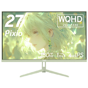 Pixio 27型ゲーミング液晶ディスプレイ ミントグリーン PX278WAVEMT-PW Pixio 27型ゲーミング液晶ディスプレイ ミントグリーン PX278WAVEMT-PW