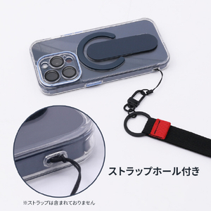 momo stick iPhone 15 Plus用Mag Grip レンズガード一体型クリアケース ダークグリーン MMS25319I15PL-イメージ11