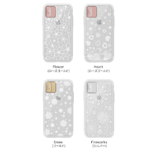 LIGHT UP CASE iPhone XS/X用Lighting Shield Case Snow LU11319IX-イメージ9