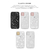 LIGHT UP CASE iPhone XS/X用Lighting Shield Case Snow LU11319IX-イメージ3