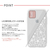 LIGHT UP CASE iPhone XS/X用Lighting Shield Case Snow LU11319IX-イメージ4