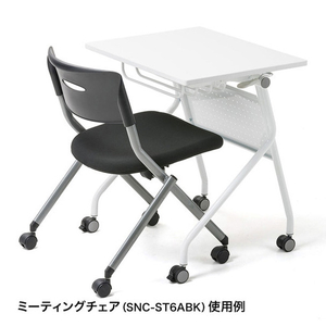 サンワサプライ フォールディングデスク ホワイト FLD-6550WN-イメージ10
