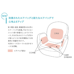 ツカモトエイム 骨盤矯正フィットネスチェア エアリーシェイプ グレー AIM-FN056-GY-イメージ6