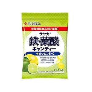 サンプラネット サヤカ 鉄・葉酸キャンディー レモンライム味 FCM5336-イメージ1