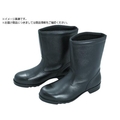 ミドリ安全 ゴム底安全靴 半長靴 V2400N 24.5CM FCD012E-8217958