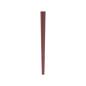 曙産業 10角 ぐる麺箸 21cm 朱 FC63569-GM-4014-イメージ1