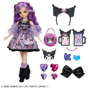 タカラトミー リカちゃん デコって クロミ リカちゃん ﾃﾞｺﾂﾃｸﾛﾐﾘｶﾁﾔﾝ-イメージ2
