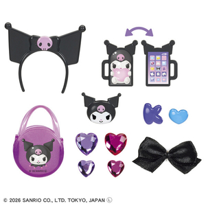 タカラトミー リカちゃん デコって クロミ リカちゃん ﾃﾞｺﾂﾃｸﾛﾐﾘｶﾁﾔﾝ-イメージ6