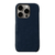 ABBI SIGNATURE iPhone 16 Pro Max用LISCIO イタリアンレザー MagSafe対応バックカバー ネイビー ABS27320I16PM-イメージ1