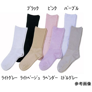 神戸生絲 ふくらはぎ楽らくソックス 婦人 春夏用 ミドルグレー FCF375K-7-1633-07-イメージ6