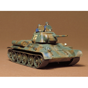 タミヤ 1/35 ソビエト T34/76戦車 1943年型 1/35 ミリタリーミニチュアシリーズ No.59 35059MM T34/76(43)ｶｲ-イメージ1