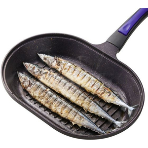 ＬＩＶ ＰＬＵＳ ヴォランテ ネオ グリルパン 魚焼き ガラス蓋付 FCF831M-ND-5120-イメージ2
