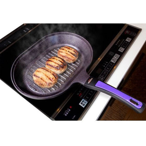 ＬＩＶ ＰＬＵＳ ヴォランテ ネオ グリルパン 魚焼き ガラス蓋付 FCF831M-ND-5120-イメージ3