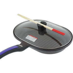 ＬＩＶ ＰＬＵＳ ヴォランテ ネオ グリルパン 魚焼き ガラス蓋付 FCF831M-ND-5120-イメージ7