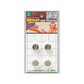 光 打込フエルト ブラウン 丸 19mm 4個 FCM0530-LCQ-195