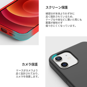 araree iPhone 12 mini用ケース Typo Skin パイングリーン AR20321I12MN-イメージ6