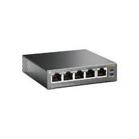TP-Link 5ポート ギガビット デスクトップ スイッチ(PoE対応ポート×4) TL-SG1005P