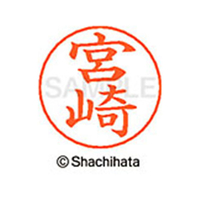 シヤチハタ ネームペン用ネーム シルバー 既製 宮崎 FC47647-X-GPS-1876
