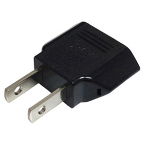 カシムラ 国内用変換プラグC→A 2個セット ブラック WP-121JS-イメージ2