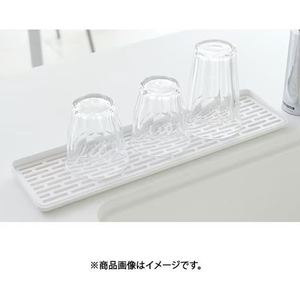 山崎実業 アクア スリムグラス&マグスタンド WH FCD044H-2621-イメージ2