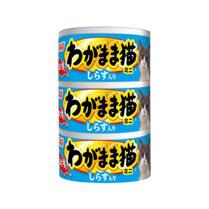 いなば わがまま猫 まぐろミニ しらす入りまぐろ 60g×3P FC33834-イメージ1