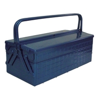 トラスコ中山 2段式工具箱 472×220×289 ブルー FC015DU-1213555