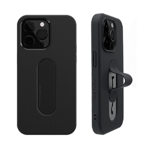 momo stick iPhone 15 Pro Max用Mag Grip フラットケース ブラック MMS25321I15PM-イメージ1
