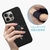 momo stick iPhone 15 Pro Max用Mag Grip フラットケース ブラック MMS25321I15PM-イメージ5