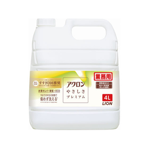 ライオン アクロン やさしさプレミアム グリーンシトラス 業務用 4L FCJ844N-イメージ1