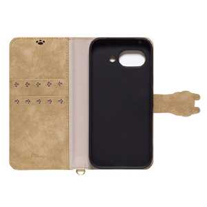 NATURAL design Google Pixel 9a用手帳型ケース NEW COCOTTE ベージュ GP9A-COT05-イメージ3