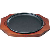 三和精機製作所 SN 鉄 ステーキ皿 平丸 21cm FC366LN-5072300