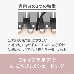 パナソニック フェイスフェリエ グレー ES-WF63-H-イメージ5