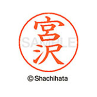 シヤチハタ ネームペン用ネーム シルバー 既製 宮沢 FC47648-X-GPS-1877