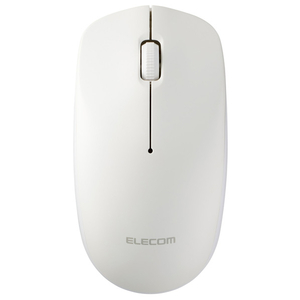 エレコム Bluetooth 光学式マウス[3ボタン/Lサイズ] ホワイト M-LE10BRWH-イメージ1