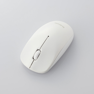 エレコム Bluetooth 光学式マウス[3ボタン/Lサイズ] ホワイト M-LE10BRWH-イメージ2