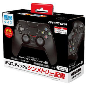 ゲームテック ワイヤレスシンメトリーパッドProSW ブラック SWF2322 ゲームテック ワイヤレスシンメトリーパッドProSW ブラック SWF2322