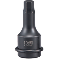 KTC １２．７ｓｑ．　インパクトレンチ用ヘキサゴンレンチ　対辺寸法１２ｍｍ　全長６０ｍｍ BTP4-12AP