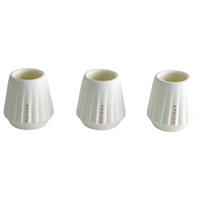 EPEIOS　JAPAN キスカップ陶器3個入り ホワイト CC002ACUN1