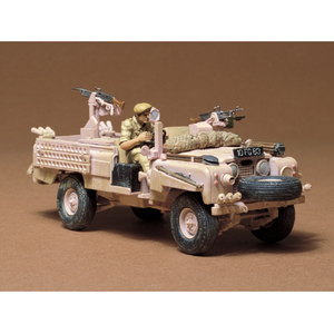 タミヤ 1/35 イギリス陸軍 S．A．S． ランドローバー･ピンクパンサ 1/35 ミリタリーミニチュアシリーズ No.76 35076MM ﾋﾟﾝｸﾊﾟﾝｻｰｶｲ-イメージ1