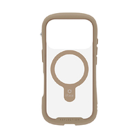 Hamee iPhone 17Pro用強化Magsynq強化ガラスクリアケース iFace Reflection ベージュ 41-183223